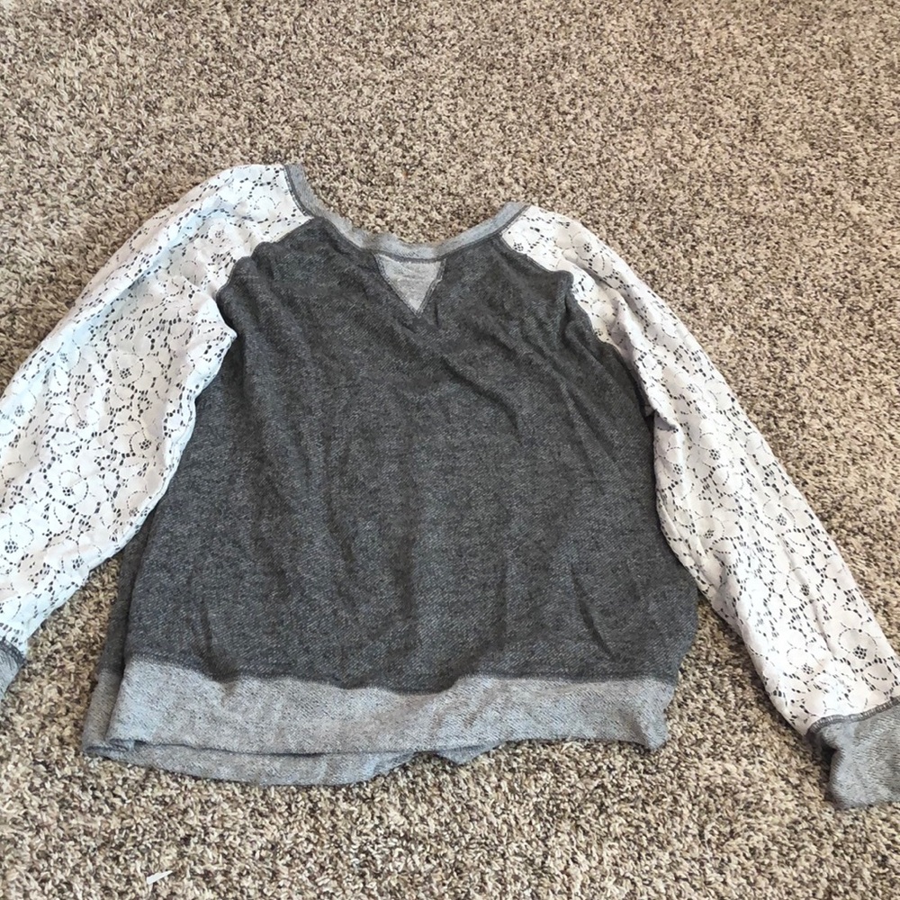 Lace sweater
